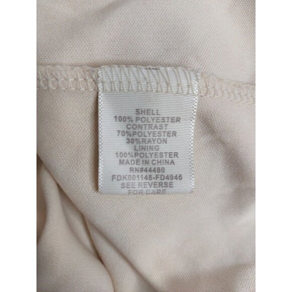 Love Fire Junior Womens Large Lace Dress Off White Beige Halter Lace Sleeveless - Picture 13 of 14